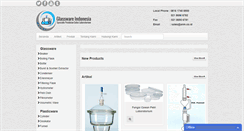 Desktop Screenshot of glasswareindonesia.com