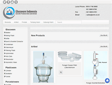 Tablet Screenshot of glasswareindonesia.com